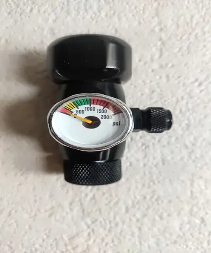 Wyin Fine Tuning CO2 Single Gauge Regulator (W01 11) - Black