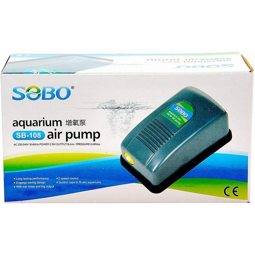 SOBO Aquarium Air Pump SB-108